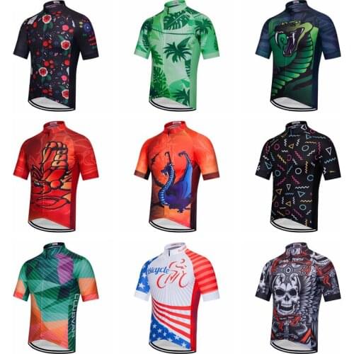 Cycling Jersey Men 2019 pro Team Downhill MTB Bike Jersey Black Quick Dry Cycling Shirt Anti-sweat Bicycle Jersey Tops Cyclist