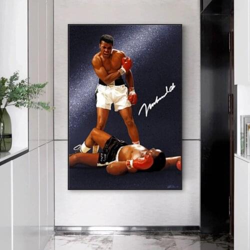 Muhammad Ali Boxing Inspirational Posters Prints Abstract Canvas Painting Wall Picture for Living Room Home Wall Cuadros Decor