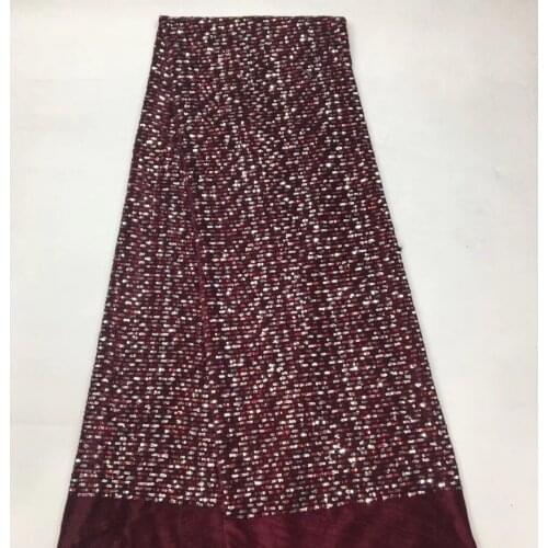 Nigeria Sequin Lace Fabric 2021 High Quality African Lace Fabric Wedding Dress French Tulle Lace Fabric XX37001