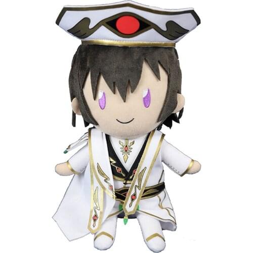 New Lelouch of the Rebellion Emperor Lelouch Plush Toy 30cm Cute Plushie Stuffed Kids Dolls Boys Children Christmas Gifts