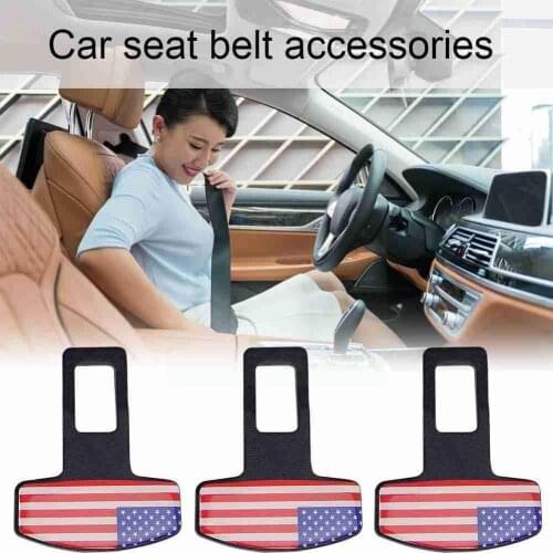 General Metal Car Seat Belt Buckle Alarm Stop Clamp Warning Stop Accessories Interior Eliminator Car P9B4