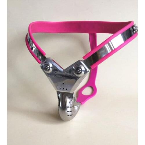 Chastity Belt 3 Color Stainless Steel Male Chastity Device with Cock Cage Male Sex Slave Chastity Penis Lock Sex Toy for Men G17