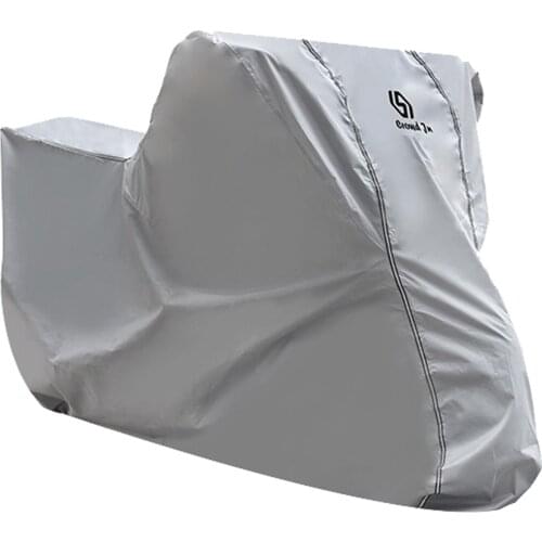 With Locking Hole Foldable Dustproof Waterproof Outdoor Durable Oxford Cloth Motorcycle Cover Tent Garage Indoor UV Protective