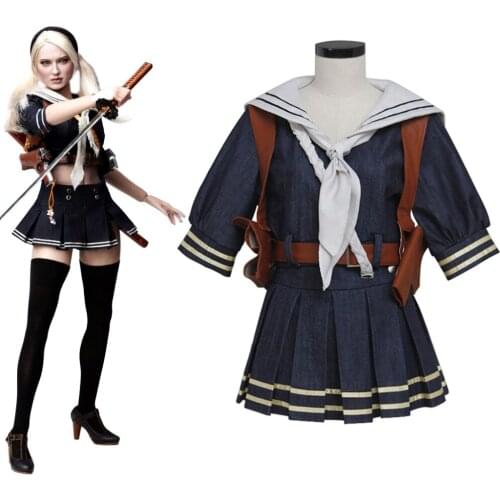 Sucker Punch Cosplay Babydoll Emily Cosplay Costume Dress Adult Halloween Carnival Cosplay Costume