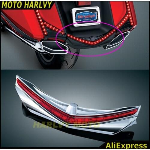 Rear Fender Tip With LED Accent Light For Honda Goldwing GL1800 & F6B 2012-2016
