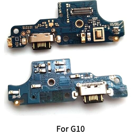 10PCS USB Port Charging Board For Motorola Moto G10 / G10 Power USB Charging Dock Port Flex Cable Repair Parts
