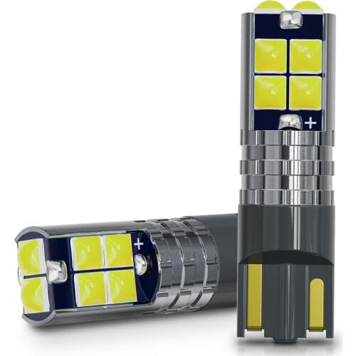 2 Pcs Super Bright T10 W5W 194 168 LED 3D 3030 10 SMD Canbus Car Led Bulb Parking Lamp Tail Lights Green Blue Red Yellow 12V DC