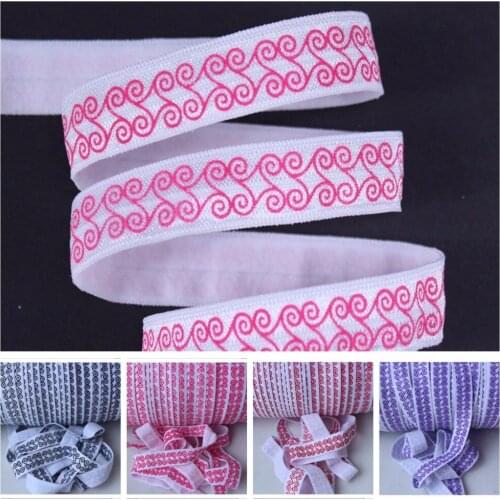 4 colors Wholesale 5/8"1.5cm swirls ink printed foe 5/8 inch print foe elastic 50yards per lot