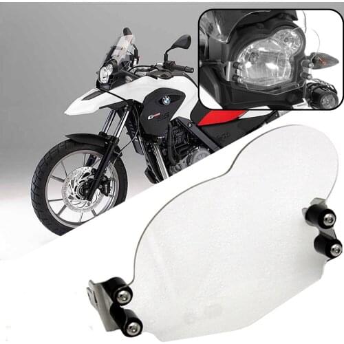 For BMW G650GS 2011-2017 Front Headlight Lens Guard Clear Lens PC Protector
