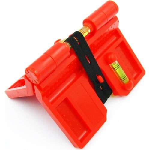 HACCURY 340 Degree Foldable Spirit Level Pipeline Tube Installation Pipeline Construction Pipe Locator 1PCS