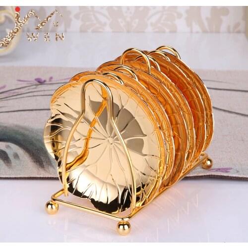 IMUWEN Creative Plate Dessert Dish Fruit Snack Tray Elegant Coaster Luxury Cup Stand Table Centerpieces Home Hotel Decoration