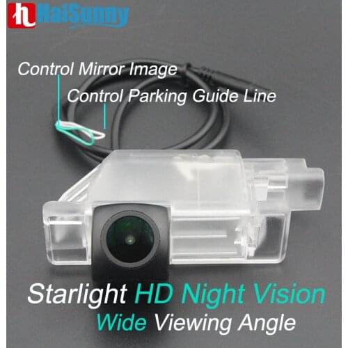 Starlight Night Vision Backup Rear view Camera For Peugeot 408 508 301 2008 3008 308 Fisheye Lens Car Reverse Camera FUll HD