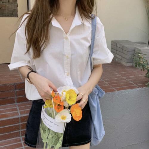 Lucyever Short Sleeve Blouses