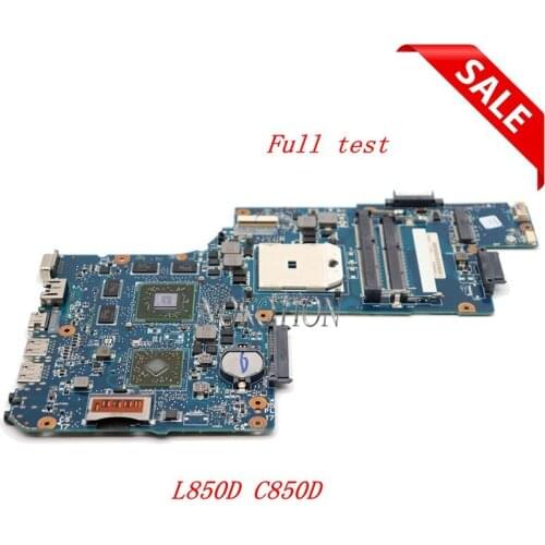 NOKOTION Laptop motherboard For Toshiba satellite L855D C855D C850D H000052650 Socket FS1 DDR3 Mainboard Works