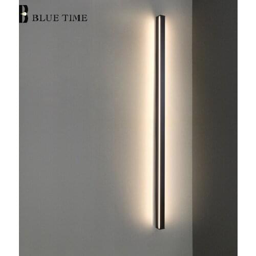 Minimalist LED Wall Light For Bedroom Living Room Decor Light Bedside Light Mirror Front Lights LED Wall Lamp Wall Sconces Black