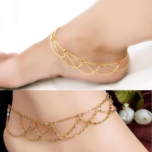 New Fashion Design Anklet for Women Simple Ankle Bracelet Chain Foot Jewelry