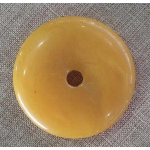 48mm Boutique floatable buckle synthetic Beeswax Amber Pendant pendant chicken oil yellow female buckle male
