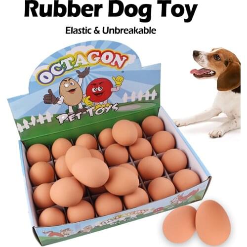 Rubber Dog Toys Ball Interactive Dogs Toy for Aggressive Chewers Toothbrush Toy for Chihuahua French Bulldog Dog Accessories