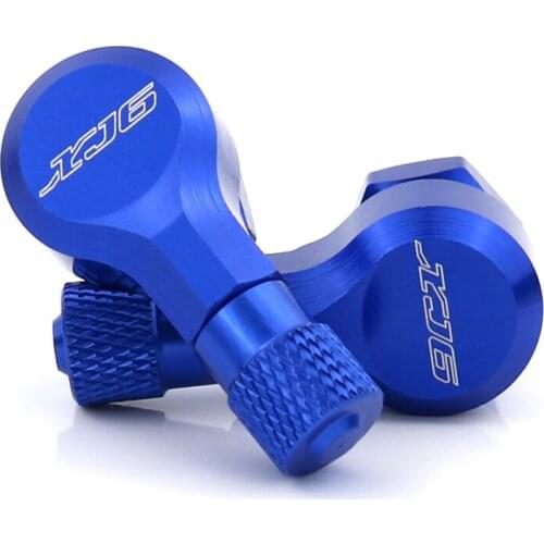 Motorcycle 90 Degree 11.3mm Fit For Yamaha XJ6 DIVERSION Front and Rear CNC Wheel Tubeless Tire Valve Stems