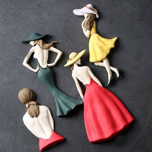 Beautiful Girls Silicone Mold DIY Fondant Sugar Chocolate Candy Fudge Cake Tools Craft Baking Mould Kitchen Baking Utensils