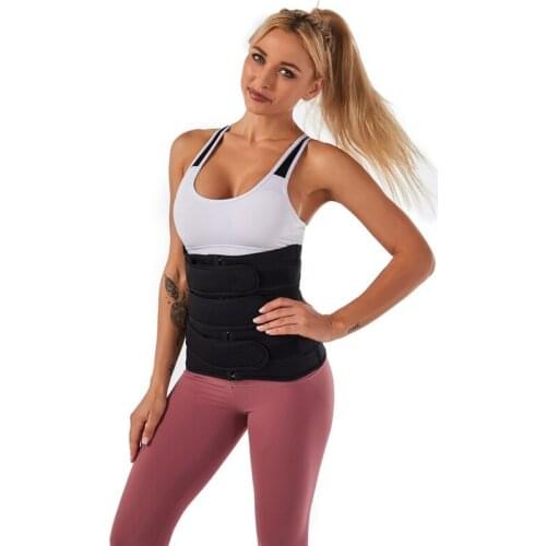 Sports Adjustable Waist Back Support Waist Trainer Trimmer Belt Sweat Utility Belt For Fitness Weightlifting Tummy Belts