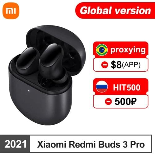 Global Version Xiaomi Redmi Buds 3 Pro TWS Bluetooth Earphones Wireless headphones 35dB ANC Dual-device Redmi Airdots 3 Pro