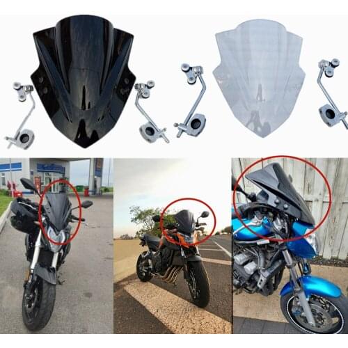 Motorcycle Windshield High Quality With stand brand new Fairing parts Bubble Windscreen Sun Visor For Yamaha MT09 M T 09 durable