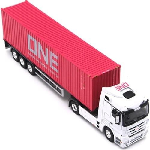 1:50 Alloy One container shipping truck toy model