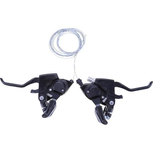 21 Speed Mountain Bike Variable Speed Governor Transmission One-Piece Brake Black Bicycle Components Part