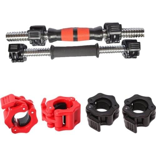 1 Pair Dumbbell Barbell Collar Clips Gym Weight Lifting Fitness Training weightlifting buckle Fitness Equipment Accessories
