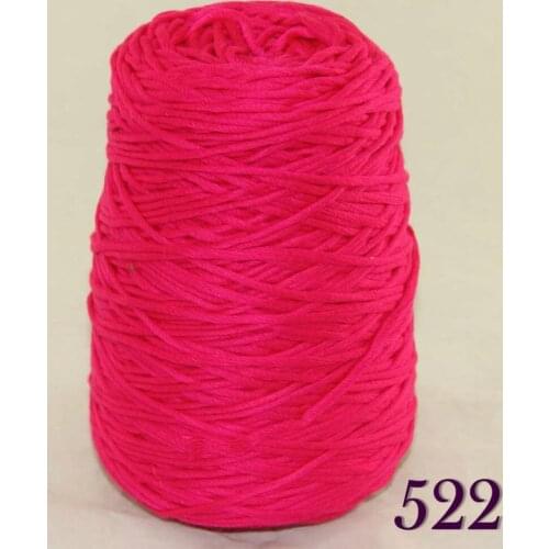 1X400g soft sell high quality 100% cotton hand-woven yarn Raspberry cone 422-522