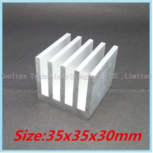 30pcs/lot) 35x35x30mm Aluminum heatsink Extruded radiator cooling