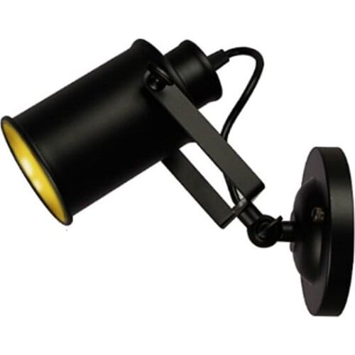 American Led Lamps Industrial Vintage Iron Wall Light For Bar Home Lighting Luminaire Applique Deco Maison wall lights for home