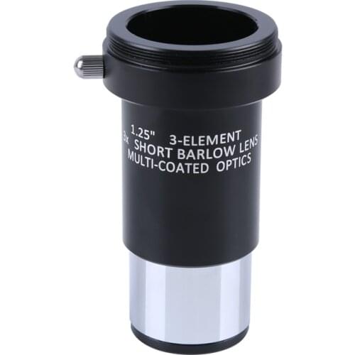 Angeleyes 3x metal by magnification camera 1.25 inch 31.7mm bralow eyepice astronomical telescope eyepiece