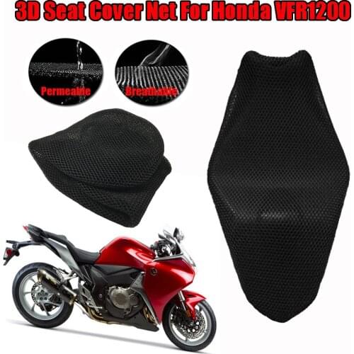 For Honda VFR1200 VFR 1200 Rear Seat Cowl Cover Waterproof Sunproof Insulation Net 3D Mesh Protector Motorcycle Accessories