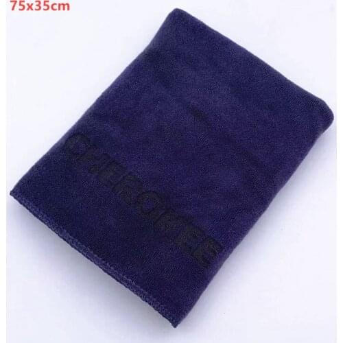 1 pcs 75x35 cm For JEEP Cherokee Car Wash Microfiber Towel Car Cleaning Drying Cloth Hemming car styling car accesaries