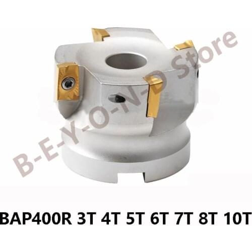 BEYOND BAP 400 BAP400 BAP400R 40-22-3T 125-40 50-25.4 4T 5T 6T 7T 8T 10T Milling Cutter Plate Square Face Mill Head CNC Tools