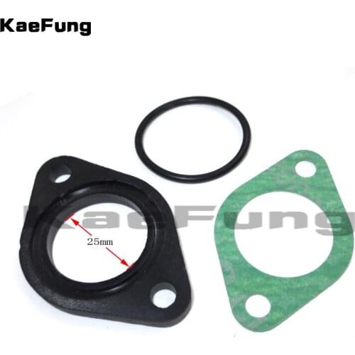 25mm 26mm Carb Carburetor Manifold Intake Pipe Gasket Spacer Seal for Pit Dirt Bike 110 125 cc CRF50 XR50 ATV Quad