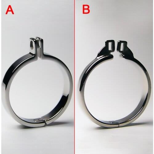 SODANDY Stainless Steel Cock Rings Penis Male Metal Cockring Chastity Belt Bondage Gear For Men Chastity Device Accessories Sex
