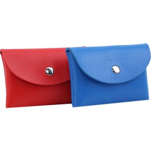 Wallet Key Bag Coin Purse Clutch Handbag Holder Cute Leather Candy Color Girl Women Short Mini Purse