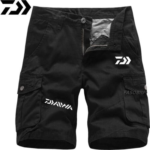 Summer Fishing Shorts Daiwa Clothes Men Outdoor Sport Cropped Trousers Breathable Nython Quick Dry Shorts Cycling Fishing Shorts