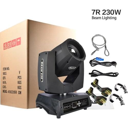 Bulb Beam Moving Head 7R Beam 230W Iron DMX Cord For Stage DJ Dance Nightclub Party Wedding Christmas ASGD