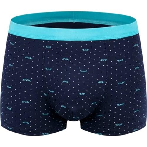 Pure cotton mens underwear mid waist super XL sexy square shorts breathable and comfortable underwear 9XL 150KG youpin