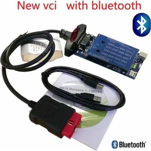 Newest 201600 software Support More 2016 Cars Model ! New vci with bluetooth SCANNER VD TCS cdp pro plus with good service