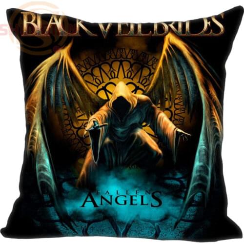 New Arrival Black Veil Brides Pillowcase Wedding Decorative Pillow Case Customize Gift For Pillow Cover