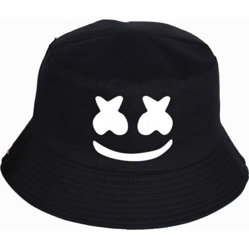 Casual Embroidery 8 colors Smiley Face Fisherman Hat For Women Men Fashion Simple Outdoor Friends Visor Sun Basin Hats