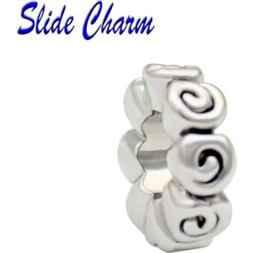 Simple fashion jewelry DIY hole beads charm threaded spacer beads for each brand bracelet