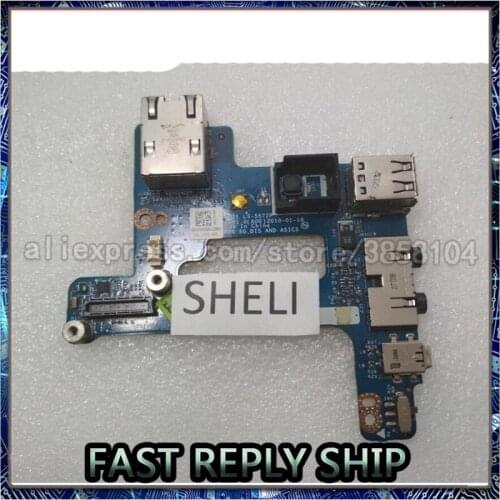 SHELI For DELL M4500 E6510 Audio USB Board Lan Board LS-5572P CN-0FNW4D 0FNW4D FNW4D