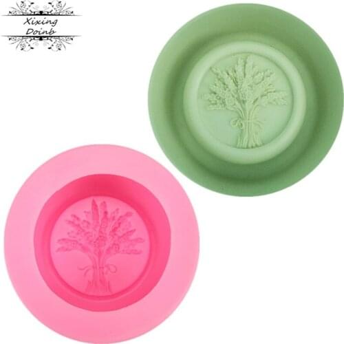 DIY Lavender shape hand soap mold soap making cake baking accessories silicone cup cake mold