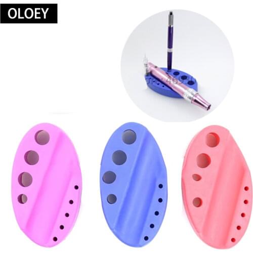 New Oval Silicone Cover Of Standing Rack Tattoo Ink Cup Pigment Cup Stand Holder For Tattoo Machine Accessories Tattoo Supplies